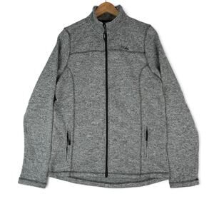 Powder River Outfitters Jacket Kids XXL Knit Melange Gray Pullover‎ DK92C01485